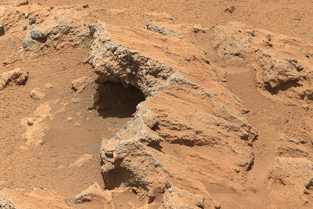 Следы от ручья на Марсе