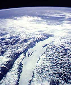 Фото Байкала из космоса